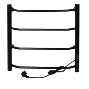 Полотенцесушитель электрический Тера Виктория 50х60 диммер Черный матовый ПСК-11-02д.ч