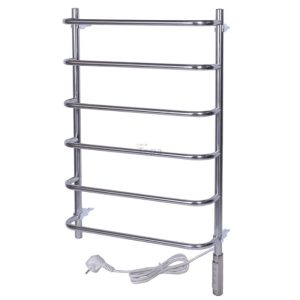 Полотенцесушитель электрический Тера Мост 50х80 ПСН диммер Хром глянцевый ПСН-12-03д