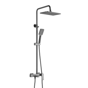 Душевая система Shevanik S89 с изливом Оружейная сталь S8936T