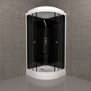 Душевая кабина Triton Топ А 90х90 Черный / Прозрачное Щ0000064609