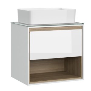 Тумба подвесная Cersanit Louna 60 Белый SP-SZ-LOU60-BL/Wh Тумба подвесная Cersanit Louna 60 Белый SP-SZ-LOU60-BL/Wh