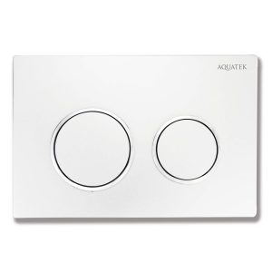 Клавиша смыва Aquatek Small для инсталляции с верхней кнопкой Белый TDI-0000001