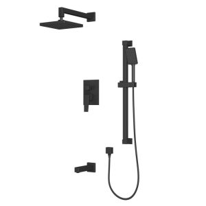 Душевая встройка Rush Thira с изливом Черный матовый TR3635-60Black