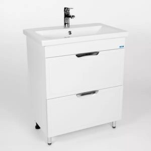 Тумба напольная Viant Лима 70 с раковиной Como Белый VLIM70CO-T2Y