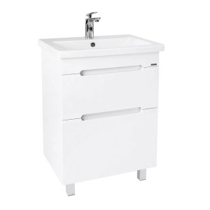 Тумба напольная Viant Марсель 60 с раковиной Como Белый VMAR60CO-T2Y