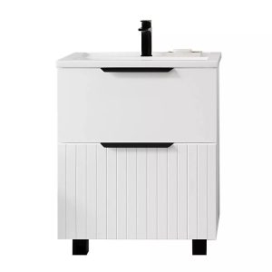 Тумба напольная Viant Сицилия 60 с раковиной Moduo Белый VSIC60MDBEL-T2Y