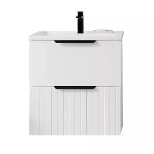 Тумба подвесная Viant Сицилия 60 раковиной Moduo Белый VSIC60MDBEL-T2YP