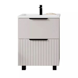 Тумба напольная Viant Сицилия 60 с раковиной Moduo Капучино VSIC60MDCAP-T2Y