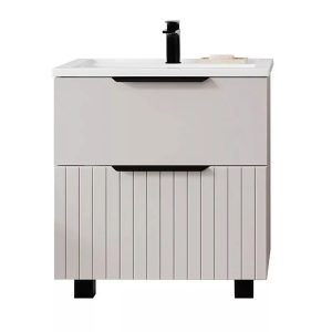 Тумба напольная Viant Сицилия 80 с раковиной Moduo Капучино VSIC80MDCAP-T2Y